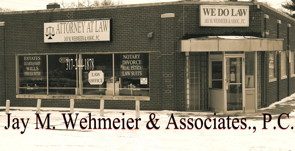 Exterior of Jay M. Wehmeier & Associates, P.C. law office building